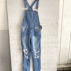 Twin sisters overalls by Fashion Nova